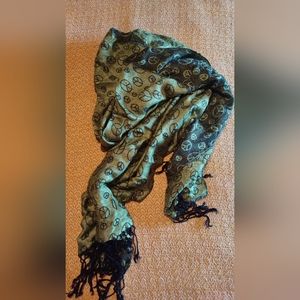 Boho Peace Sign Scarf